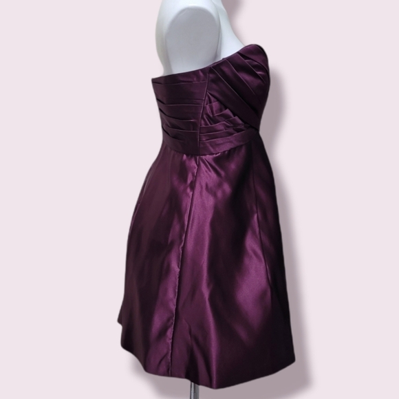 Bill Kevkoff Bridesmaid Prom Party Strapless Dress Size 4 - Picture 3 of 12